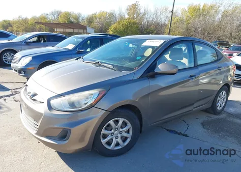 2014 Hyundai Accent Gls z USA, uszkodzony, nr VIN KMHCT4AE1EU671677